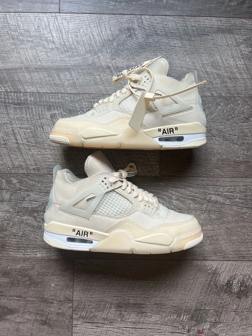 Off-White x Nike Air Jordan 4 en Off-White x Nike Air Jordan 4